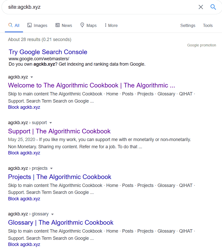 Google search results for site:agckb.xyz